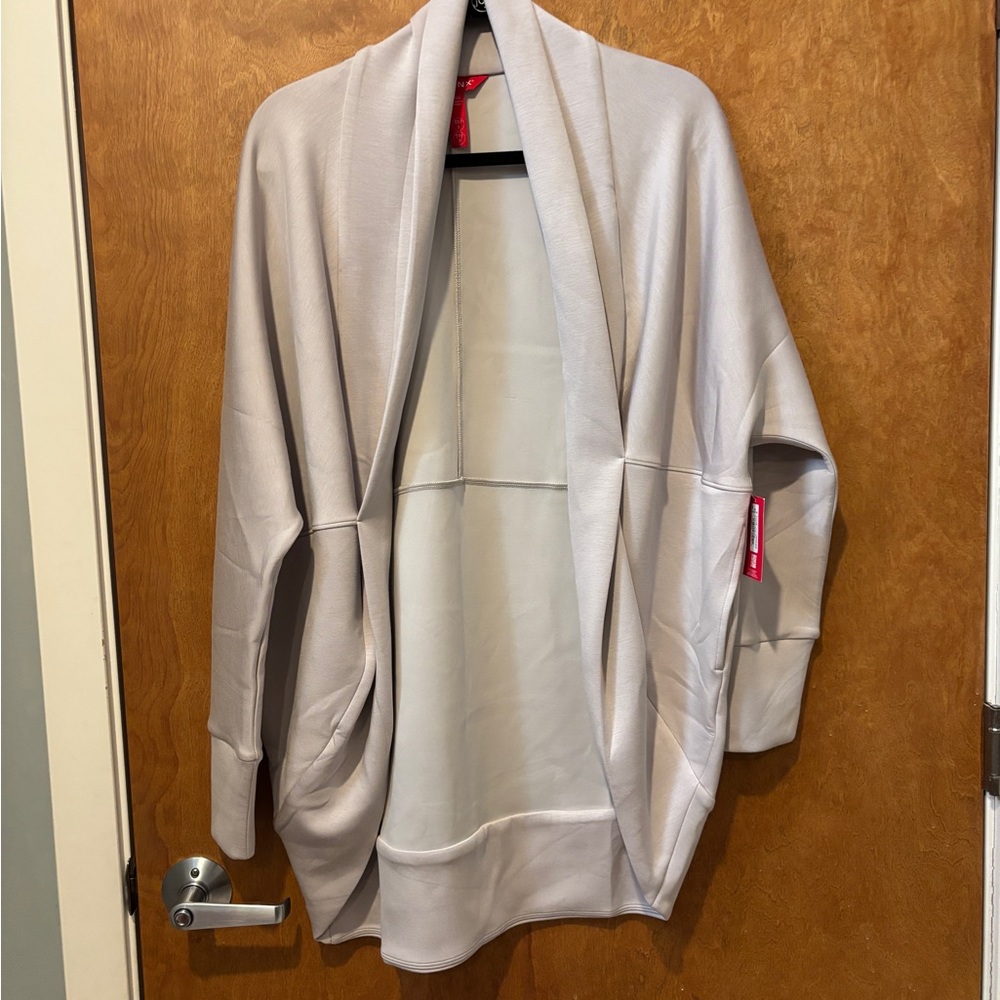 SPANX Air Essentials Cocoon Cardigan French Grey XS/S NWT